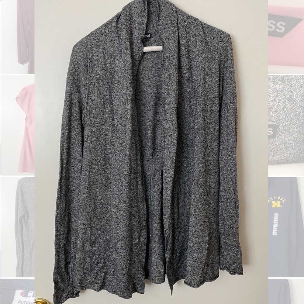 Charcoal Color Cardigan